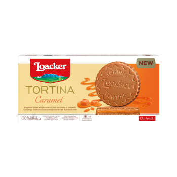 Loacker Tortina Caramel, 6 Stück, 126 Gramm